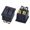 Electric heater oil heater with light 6-pin 2-position boat-shaped switch