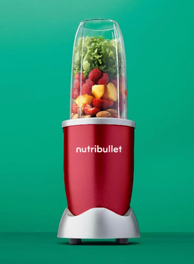 NutriBullet Pro900W家用奶昔抗炎早餐榨汁机冰沙磨粉碎冰破壁机