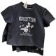 Bm retro Berlin airship ແອວສູງ T-shirt ສໍາລັບແມ່ຍິງ