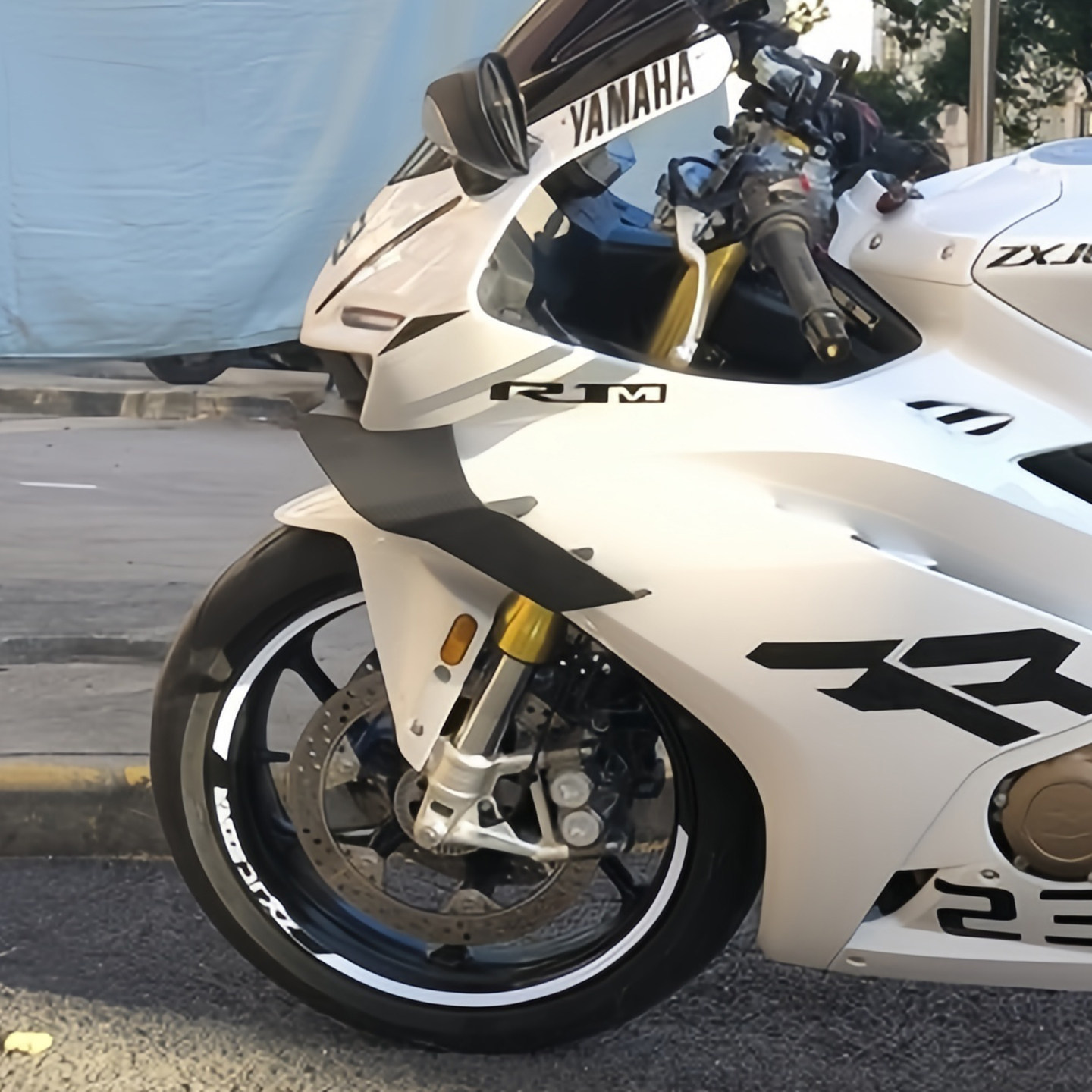 适用张雪500RR改装轮毂贴 防水车轮贴 轮胎贴摩托车个性贴纸配件,淘宝优惠券,粉丝福利购,淘宝优惠卷