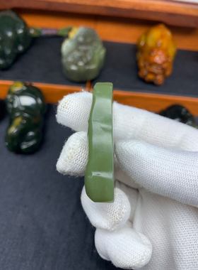 析木河磨玉路路通顺牌子吊坠挂坠重25克精品原生态 东西性价比高