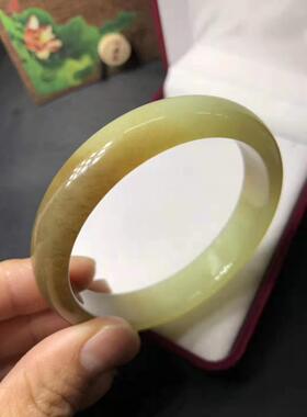 直播间手镯辽宁口径黄白老玉