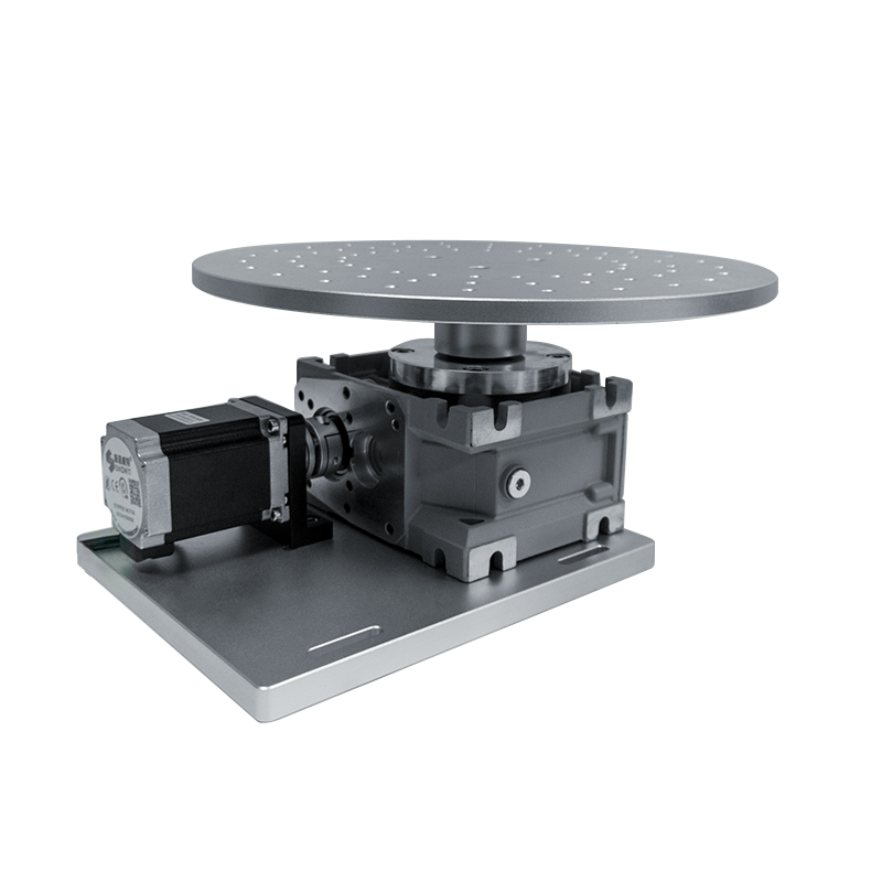 FD-L300旋转平台多工位旋转工作台减速机旋转轴电动旋转工作台-图3