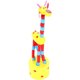 Giraffe Puppet Swing Stand Bucket ໄມ້ສັດນິ້ວມື Doll Doll Toy Mini Cute Dancing ສັດ