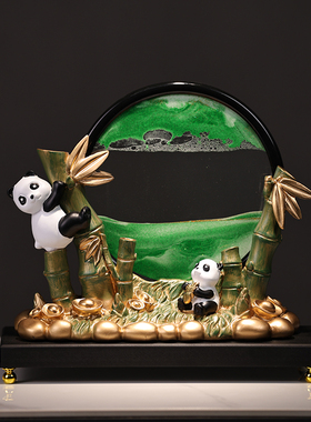 树脂节节高升招财躺赢猫摆件