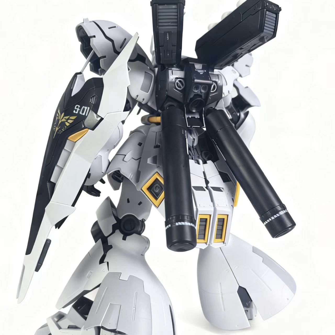 四海RG白色沙扎比1/144白沙夏亚国产可动机甲拼装模型手办礼物 - 图0