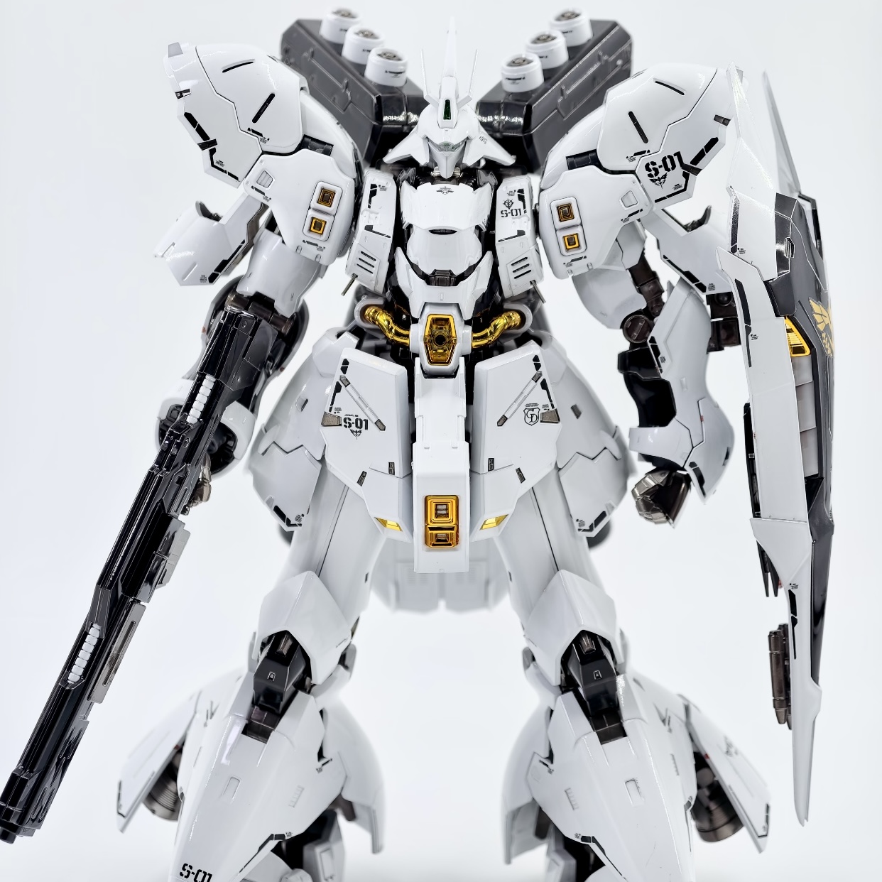 四海RG白色沙扎比1/144白沙夏亚国产可动机甲拼装模型手办礼物 - 图3