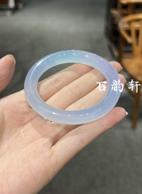 石韵轩天然海蓝宝玛瑙圆条