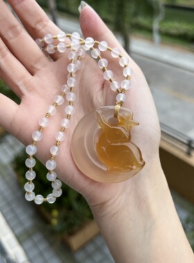 福兔新中式古风搭配项链