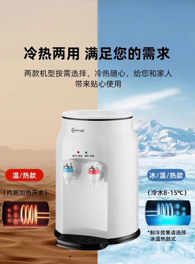 迷你桌面台饮水机网红冷热全自动
