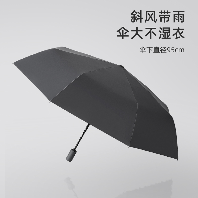 雨伞女晴雨两用太阳伞全自动大号加固加厚结实抗风男生防晒伞折叠 - 图2