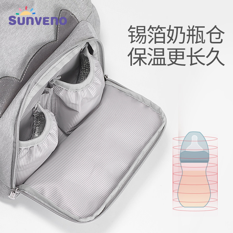 三美婴双肩大容量妈咪包辣妈款背包 三美婴妈咪包/袋