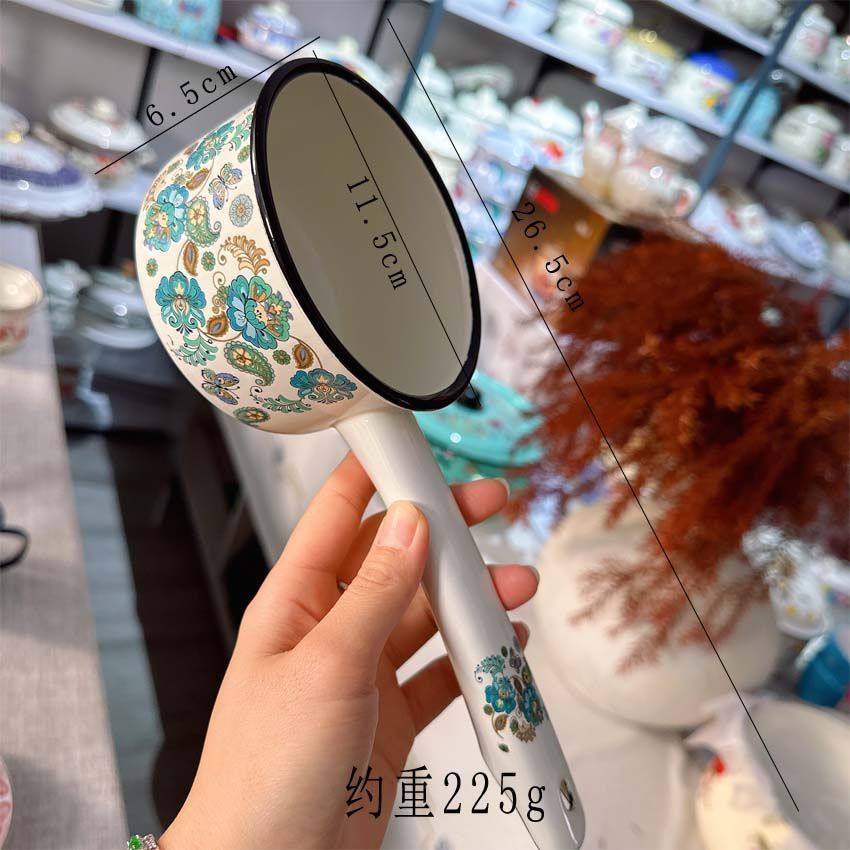 特价加厚珐琅搪瓷小奶锅家用煮奶辅食锅电磁炉通用日式汤锅水舀,淘宝优惠券,粉丝福利购,淘宝优惠卷