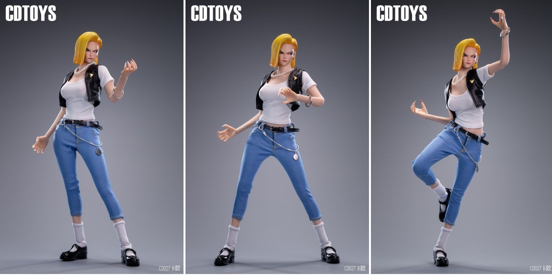 现货cdtoys cd027 1/6人造人18号2.0 服装配件包适合包胶素体 - 图2