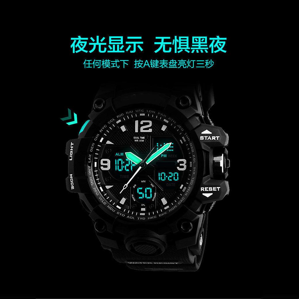 青少年电子表男款初高中学生2025年新款运动考试专用防水手表男生 - 图1