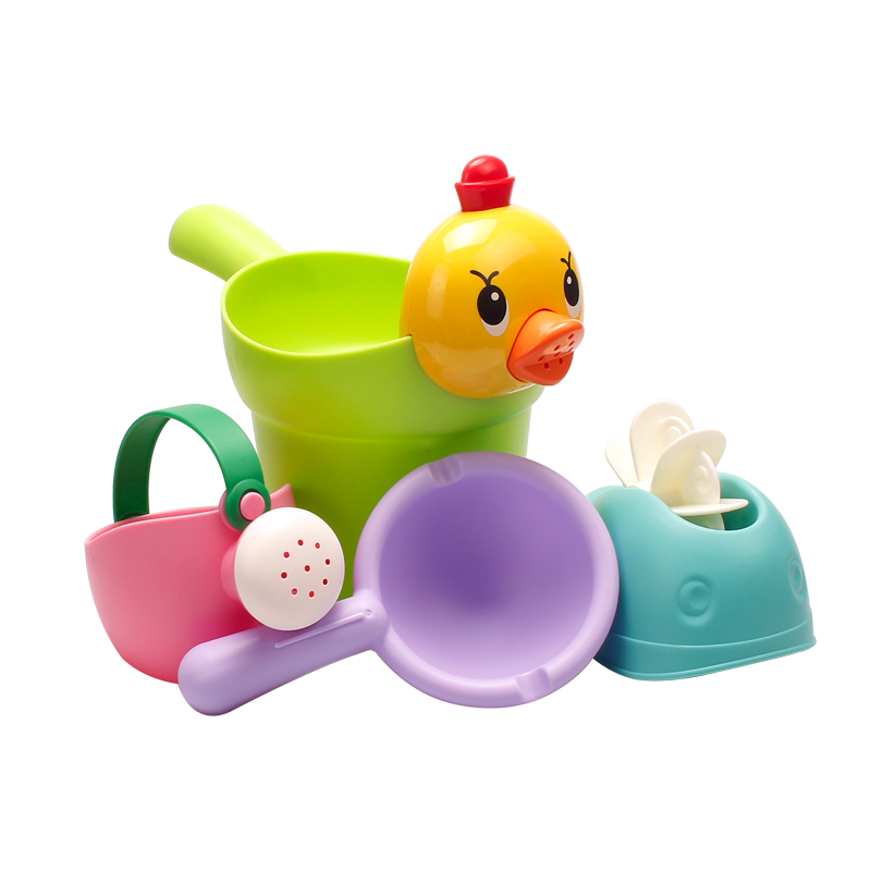 宝宝洗澡水瓢勺水瓢软胶婴儿洗头杯儿童舀水勺黄鸭洗发杯旋转水车,淘宝优惠券,粉丝福利购,淘宝优惠卷