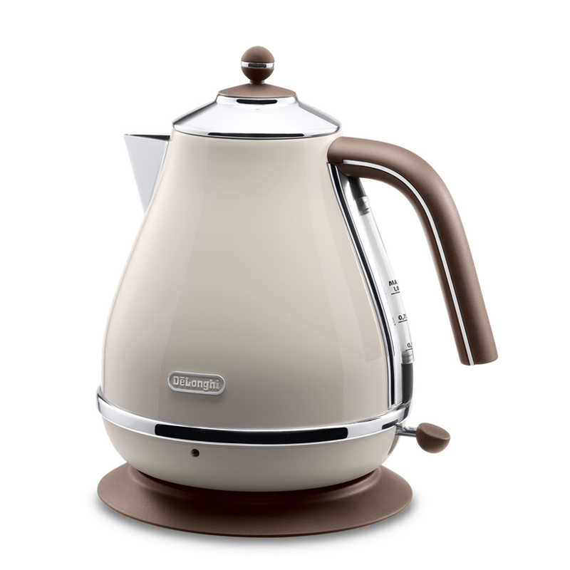 Delonghi/德龙复古系列KBOV2000电热水壶烧水家用304不锈钢小型1L