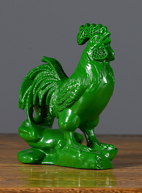 绿色客厅摆件实木摆件