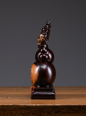实木木雕家居工艺品黑檀质