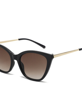 甜酷辣妹猫眼时尚太阳镜复古墨镜