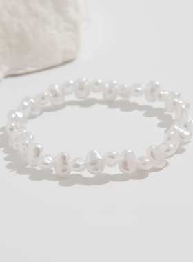 欧美饰品 时尚感不规则褶皱手镯 轻奢风合金bracelet套装新款