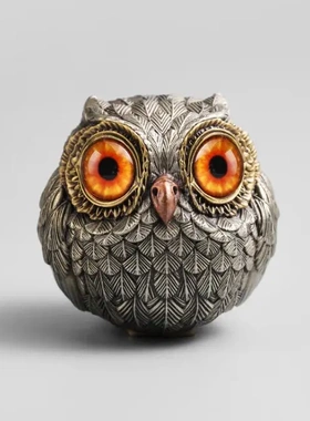 新品o bespendant猫头鹰创意家居桌面装饰树脂工艺品摆件