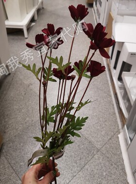 宜家国内代购思米加淡紫色人造花
