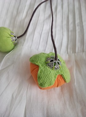 晨辉手创S925纯银节节高升好事连连手工棉麻毛衣链