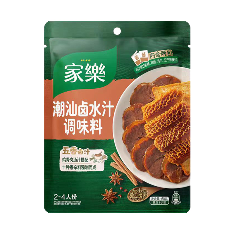 家乐潮汕卤水汁调味料160g家用私厨酱卤各式肉菜素鸡鸭爪脖卤料汁 - 图3