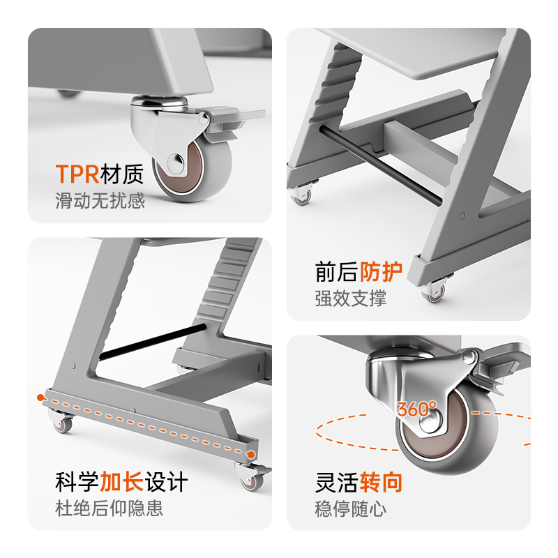 成长椅滑轮轮子移动万向轮套件适配stokke宝宝餐椅脚轮车轮配件TT,淘宝优惠券,粉丝福利购,淘宝优惠卷