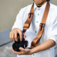 SLR mirrorless camera shoulder strap quick release and quick release