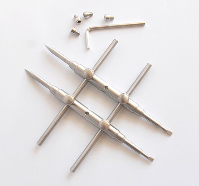 SLR camera lens tool repair tic-tac-toe wrench