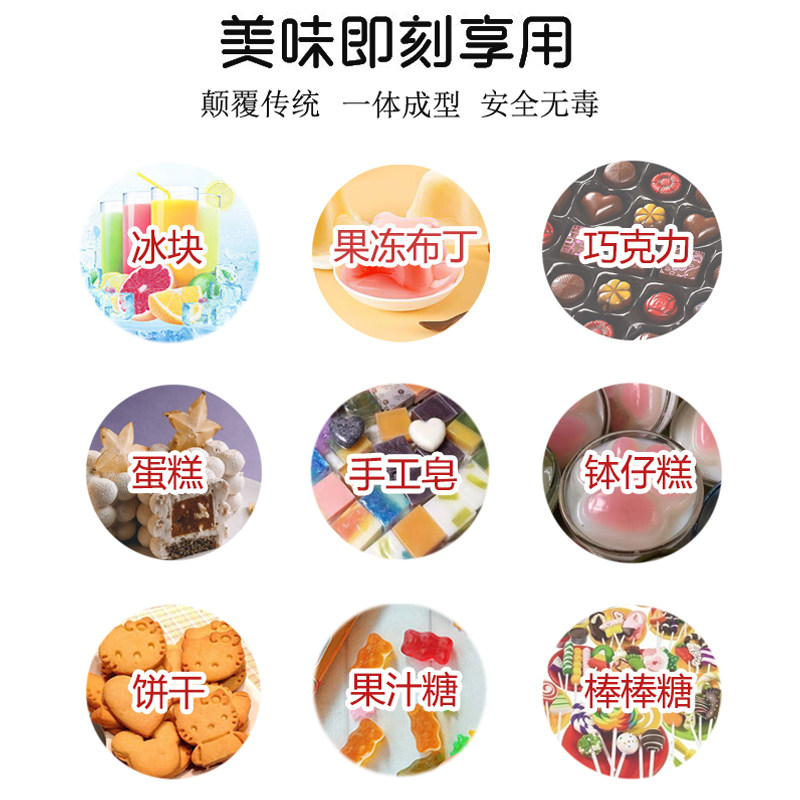 新品 6连6种不同风格骷髅头造型硅胶模具万圣节日蛋糕模冰块模具,淘宝优惠券,粉丝福利购,淘宝优惠卷