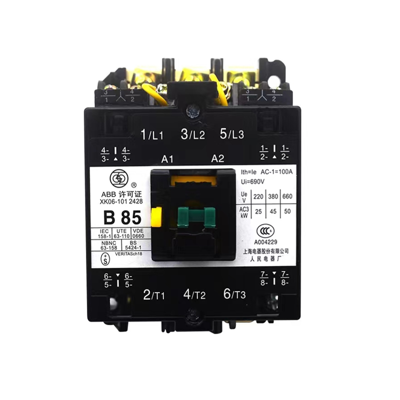 交流接触器CJX8-85 B12 B37 B45 B85 B250 B370 单相电机220v银点 - 图3