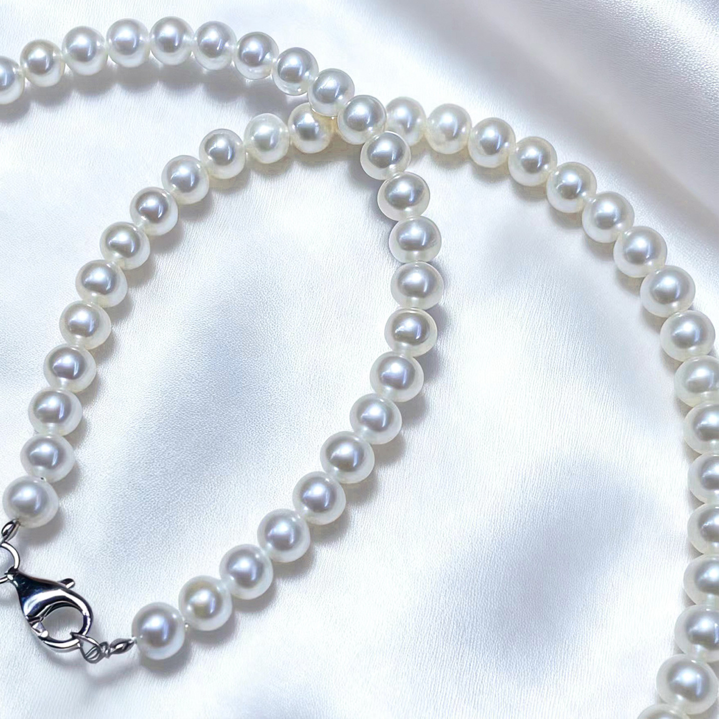 天然淡水小米珠项链女天花板品质媲美akoya彩凛珍珠极强光近正圆,淘宝优惠券,粉丝福利购,淘宝优惠卷
