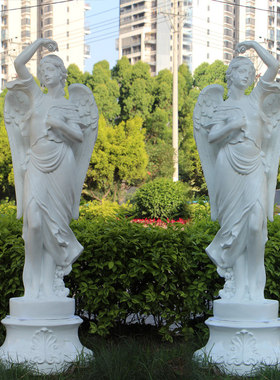 欧式天使摆件雕塑艺术品家居花园