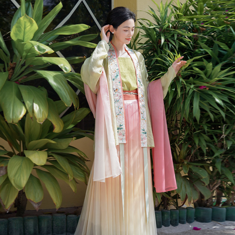 无衣饮羽【曲池荷】提花天丝褙子绣花吊带暗纹宋制女2025新款,淘宝优惠券,粉丝福利购,淘宝优惠卷