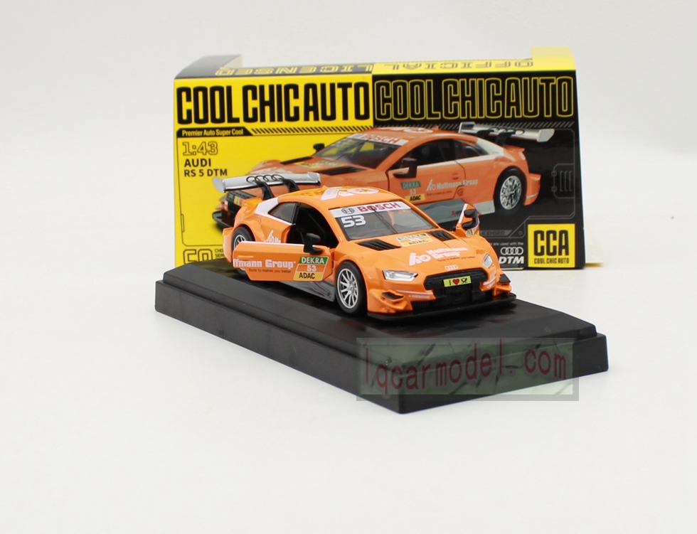 1:43 CCA 奥迪AUDI RS5 #53 合金回力玩具车模 - 图0