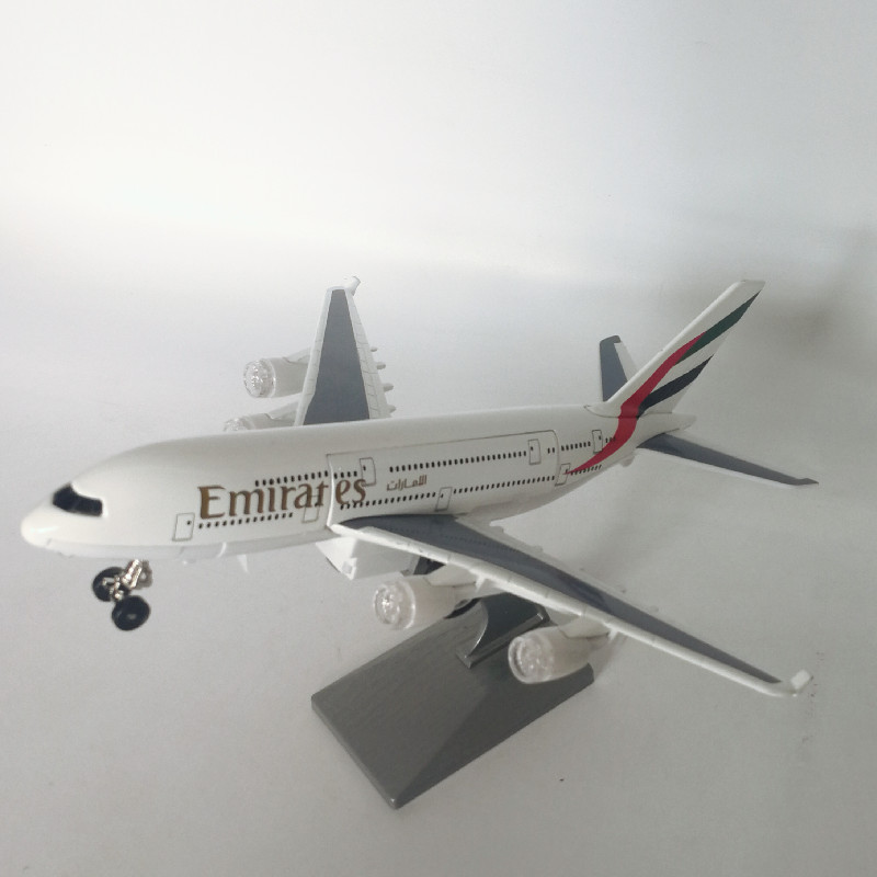 儿童玩具飞机空客A380客机南方航空声光版民航合金飞机模型成品 - 图0