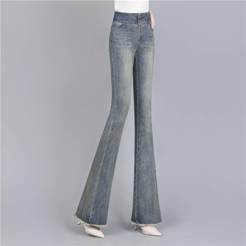 新塘微喇牛仔裤女装2026秋冬新款时尚潮流小个子喇叭裤直筒长裤子,淘宝优惠券,粉丝福利购,淘宝优惠卷