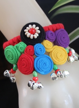 2019年云南民族特色制银白色手链