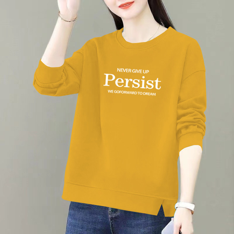 100%纯棉长袖T恤女春秋新款韩版百搭宽松显瘦设计感下摆开叉上衣,淘宝优惠券,粉丝福利购,淘宝优惠卷