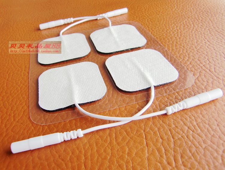 Non-woven silicone self-adhesive medium and low frequency electrode sheet meridian