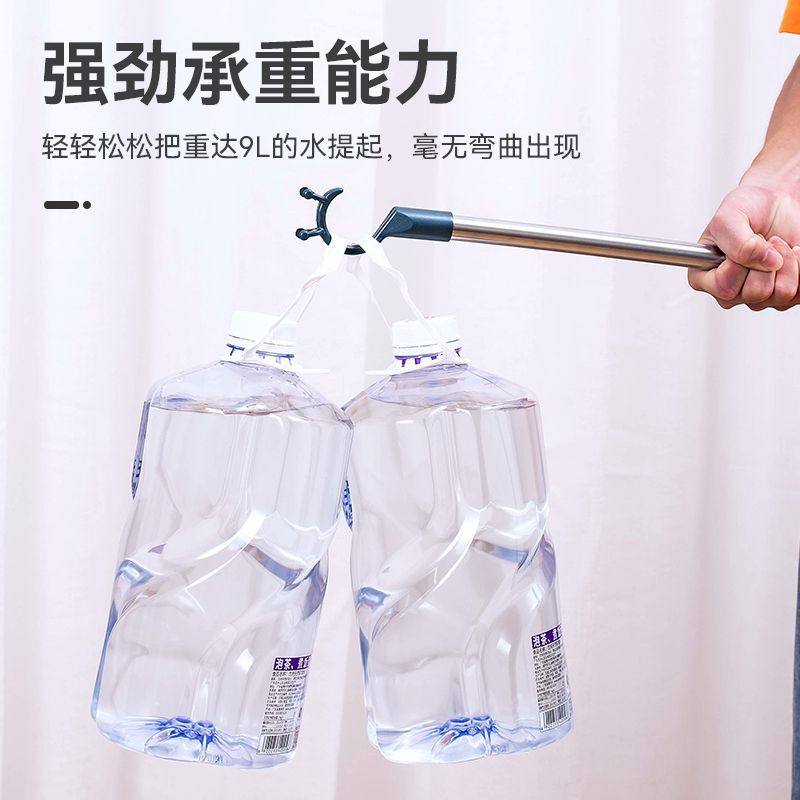 晾衣叉不锈钢可伸缩阳台撑衣杆家用加长结实晾衣杆晒衣杆挑挂衣叉,淘宝优惠券,粉丝福利购,淘宝优惠卷