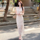MESUX Mi Xiu lazy ບັນຍາກາດວັນພັກ hollow lace vest MNMUK108