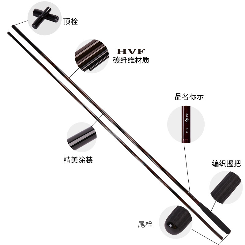DAIWA达亿瓦 新款 玄峰 并继式鲫鱼竿钓鱼竿渔具台钓竿碳素插节竿,淘宝优惠券,粉丝福利购,淘宝优惠卷