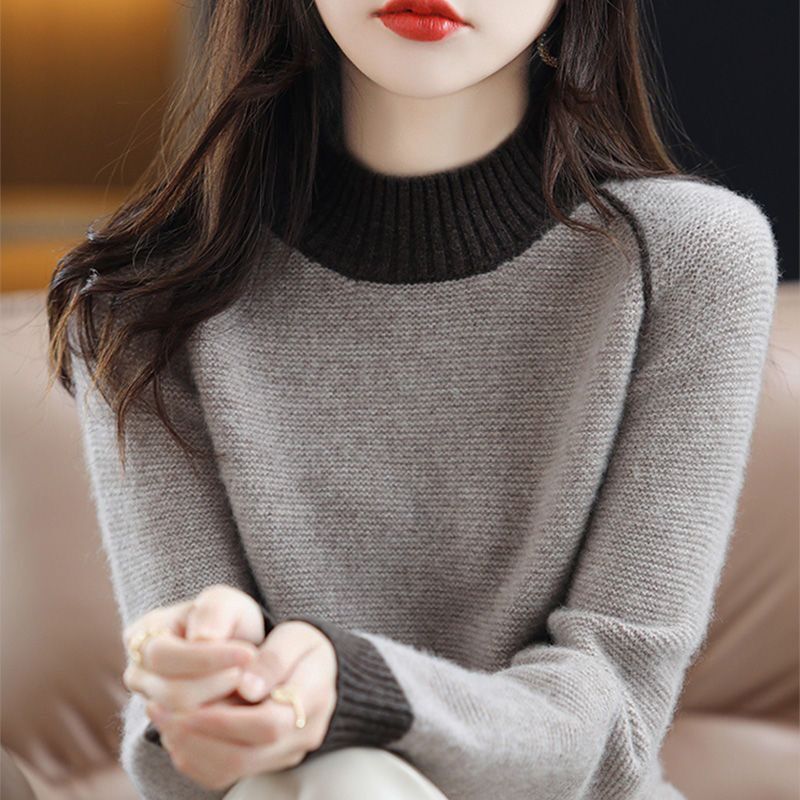 中年妈妈秋冬装加厚针织上衣女