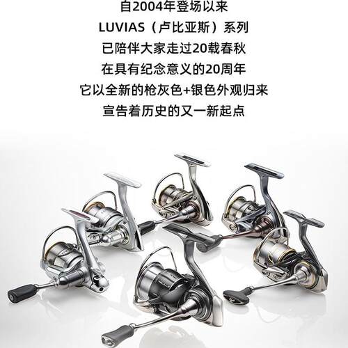 24款卢比亚斯达瓦LUVIAS纺车轮超轻浅线杯远投路亚轮淡海水通用轮 - 图2