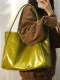 Large capacity tote bag niche design shoulder armpit bag