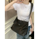 Li Cha bag women's large capacity tote bag wide shoulder strap design retro commuting large bag fashionable single shoulder crossbody bag trendy
